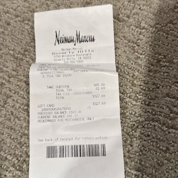 Valentino Garavanti Rockstud Rubino Authentic Sz 7.5 - Picture 13 of 14